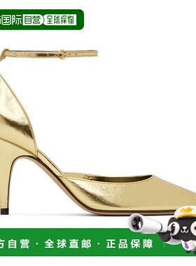 1h可退 潮奢 The Row 女士 金色 Liisa D'Orsay 高跟鞋 F1543M39