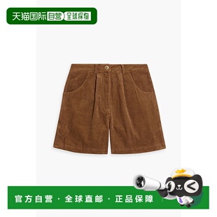 1h可退 潮奢 FARM RIO 女士 棉质灯芯绒短裤 325685CARAMEL休闲裤