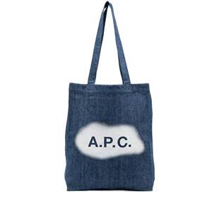 COGEKM61442IAL AW2023 蓝色 A.P.C. denim 手提包 Blue Lou 男士