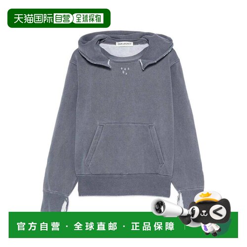 1h可退 OUR LEGACY 男士卫衣 M4256RF1000 AW2025 灰色 Relic Hoo