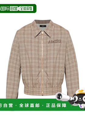 1h可退 AMIRI 男士夹克 AMOUBN11000268 AW2025 棕色 Plaid-patte