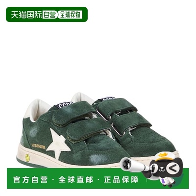 1h可退 潮奢 GOLDEN GOOSE 男童 Ball 星星绒面革运动鞋童鞋