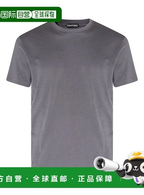1h可退 TOM FORD 男士T恤 JMT012JCS004HB990 AW2025 灰色