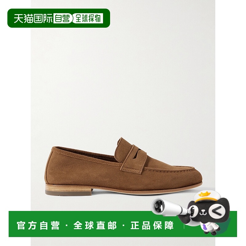 1h可退 潮奢 Mr P. 男士 绒面革乐福鞋 MPF251047D377(COGNAC)