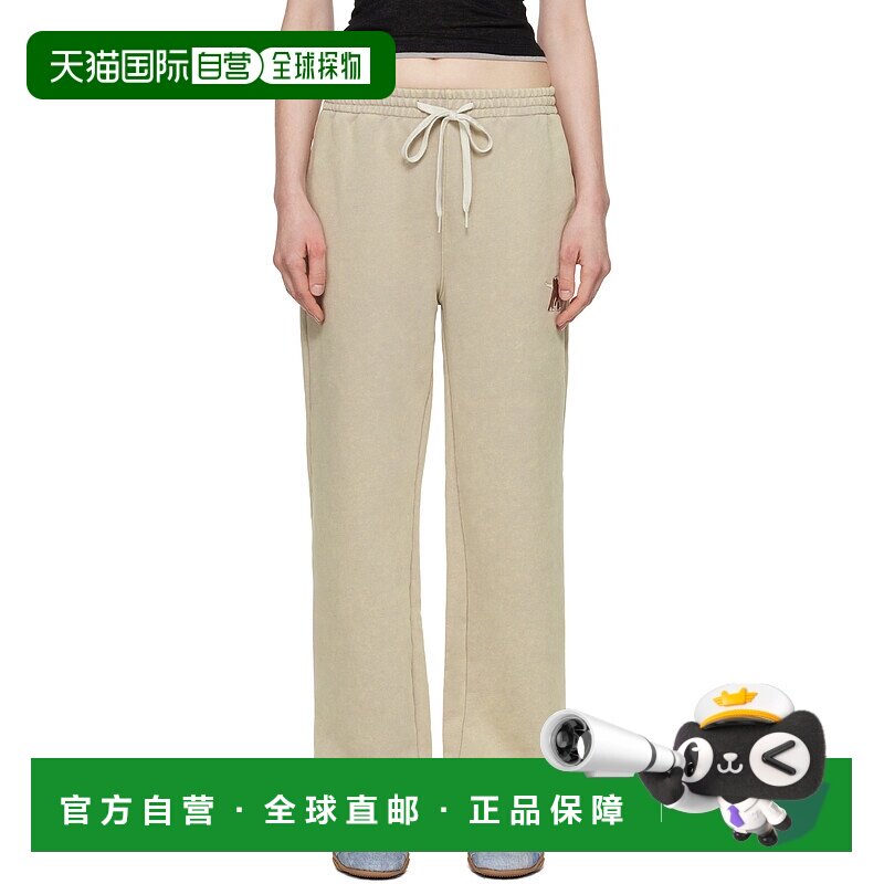 1h可退 潮奢 OPEN YY 女士 驼色 Classics 运动裤 YY251PT008