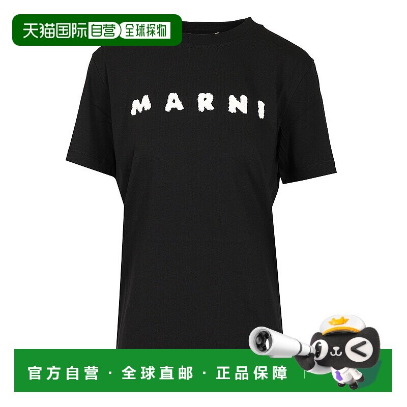 MARNI 女士T恤 THJE0293P8USCX42SLN99 AW2025 黑色