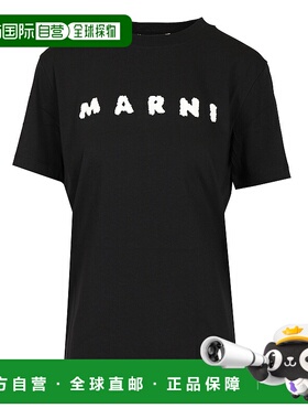 MARNI 女士T恤 THJE0293P8USCX42SLN99 AW2025 黑色