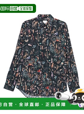 1h可退 潮奢 Paul Smith 保罗 史密斯 男士 蓝色衬衫 M1R598ZT028