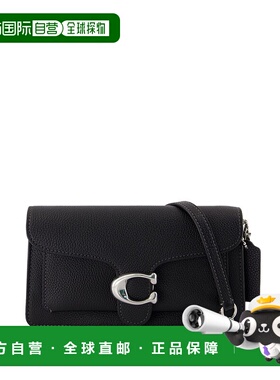 Coach蔻驰女包斜挎包CE772BLACKSS2025黑色翻盖单手提包单肩包