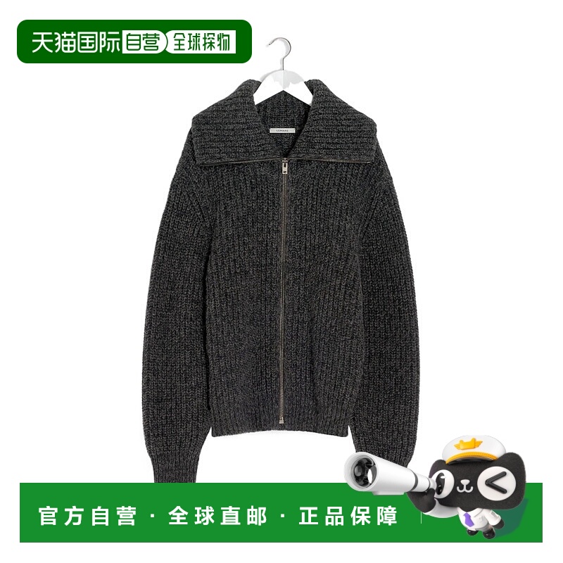 1h可退 LEMAIRE 女士针织衫 OW1187LK1029MU213 AW2025 灰色开衫