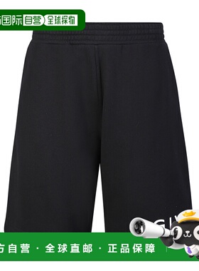 GIVENCHY 男士短裤 BM51863YAC001 CO 黑色 GIVENCHY Logo shorts