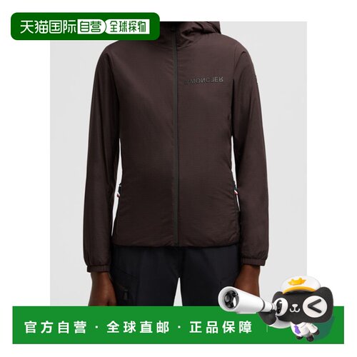 MONCLER 女士夹克 J20981G00001596H548E CO 黑色 MIETRES 连帽夹
