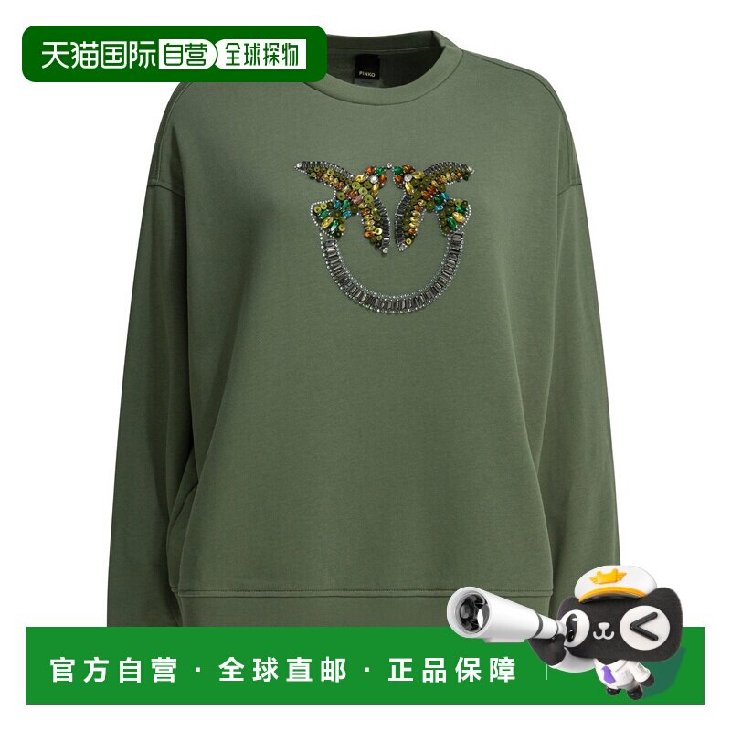 PINKO 女士针织衫 100534A33GU84 SS2026 绿色 Pinko Sweatshirts