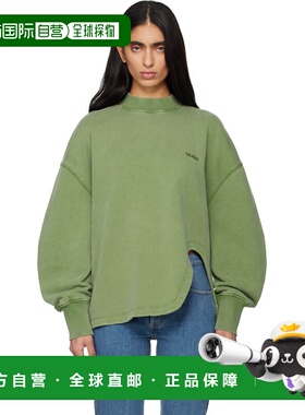 1h可退 潮奢 The Attico 女士 绿色 American Fleece 套头衫 260W