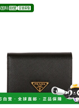 PRADA 女士钱包 1MV021QHHF0002 AW2025 黑色 PORTAFOGLI