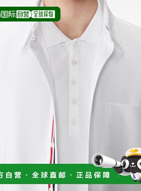 THOM BROWNE 男士T恤 MJP110P00050100 SS2026 白色短袖