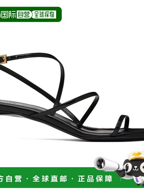 1h可退 潮奢 KHAITE 女士 黑色 Loop Kitten Heel 凉鞋 F3076920