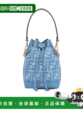 FENDI 女士斜挎包 8BS093AUPXF1SKL SS2025 蓝色 蓝色牛仔效果迷