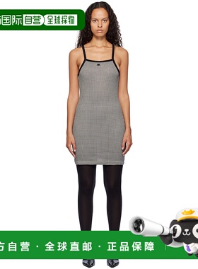 1h可退 潮奢 Courreges 女士 黑色 & 白色 Contrast Houndstooth