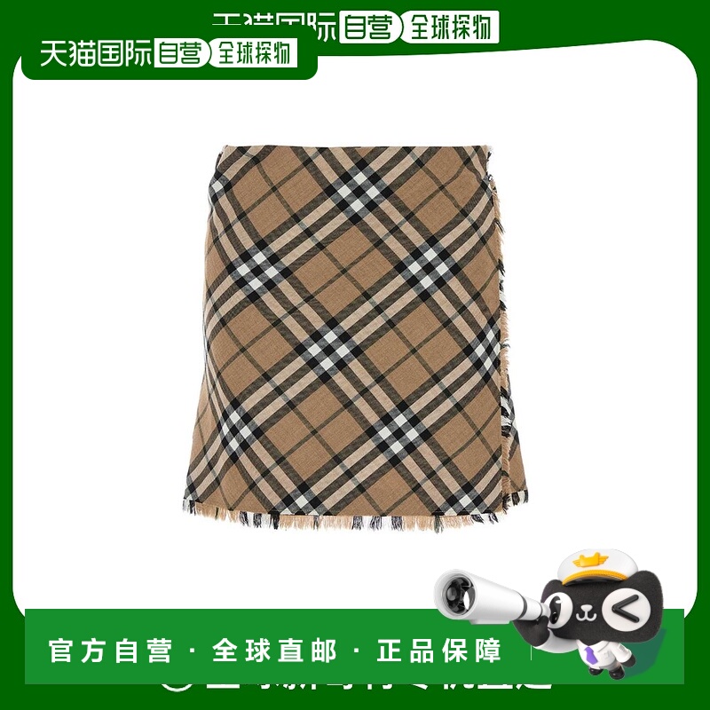 BURBERRY 女士半身裙 8095396C1202-2 AW2024 卡其色