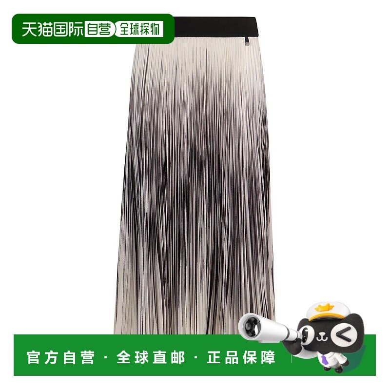 HERNO 女士半身裙 GN000060D127249394 百褶裙A字裙白色SS2025