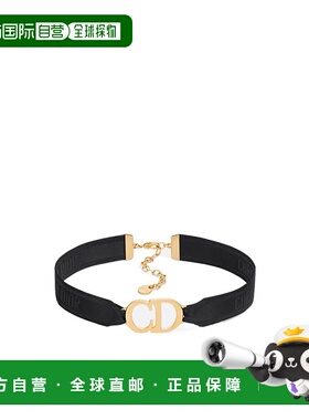 DIOR 女士手链手镯 N3391WOMMGD307 AW2025 黑色 Saddle 颈圈