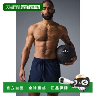 alo yoga 纯色简约柔软飘逸排汗网球休闲短裤 男款m6123r