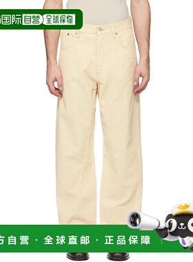 1h可退 潮奢 Sunflower 男士 灰白色 Wide Twist Cord 长裤 5104