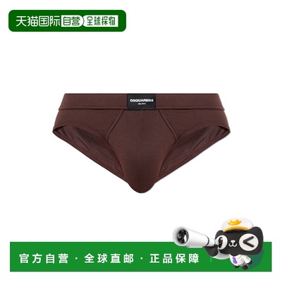 DSQUARED2 男士内裤 D9L8060300502 AW2025 深棕色 Briefs with l