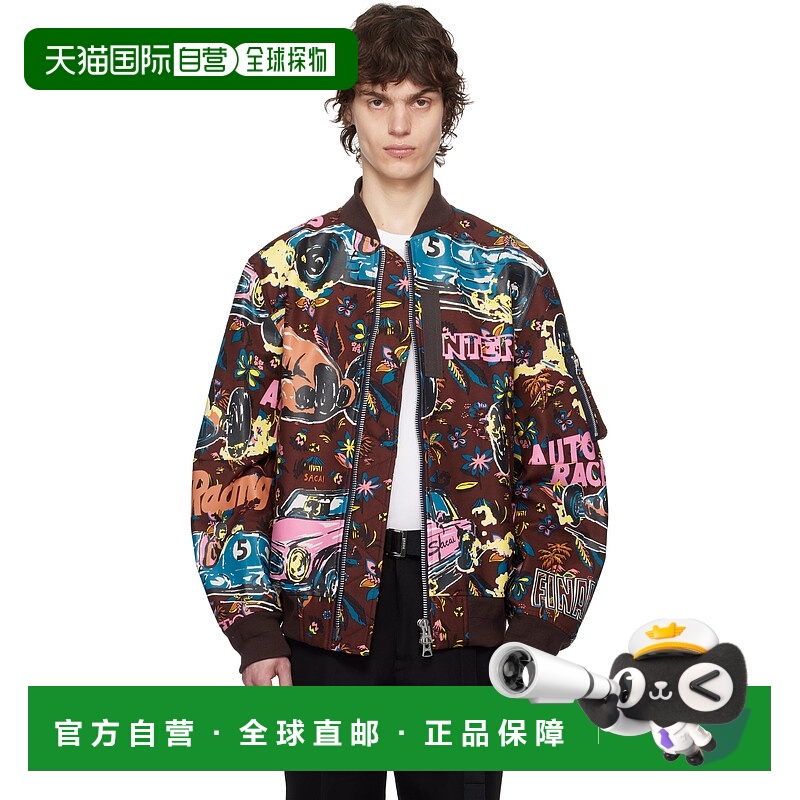 1h可退 潮奢 Sacai 男士 多色 Car Race Tropical Print 飞行员夹