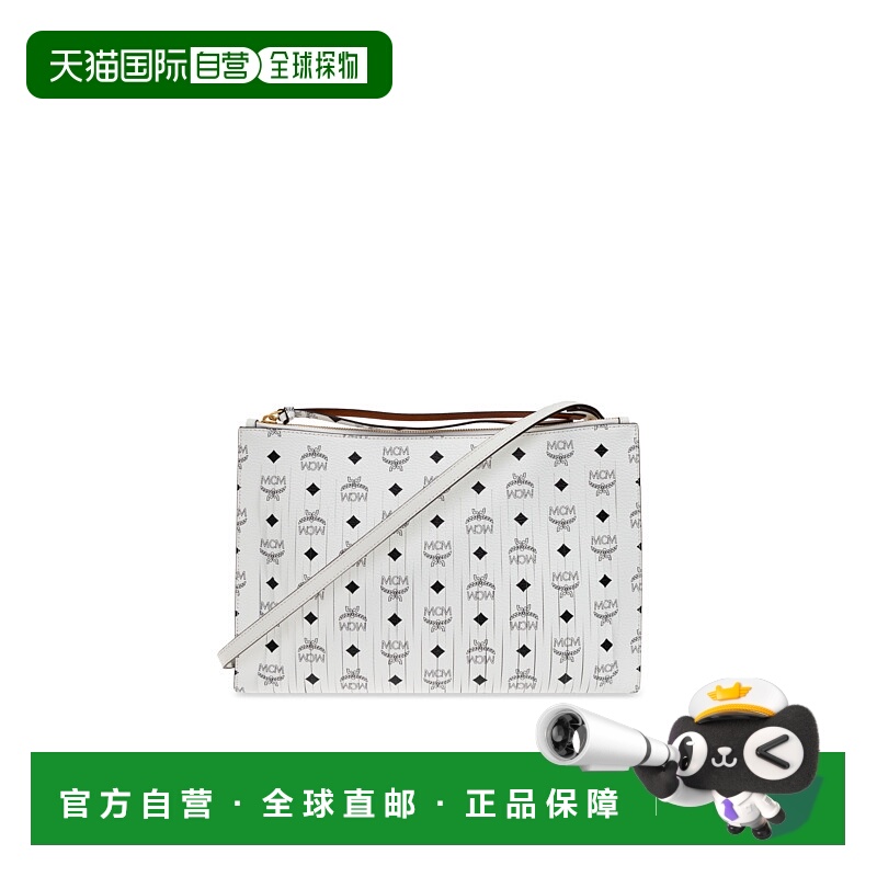 1h可退 MCM 女士斜挎包 MWRFSTA020WT SS2025 白色 Shoulder bag