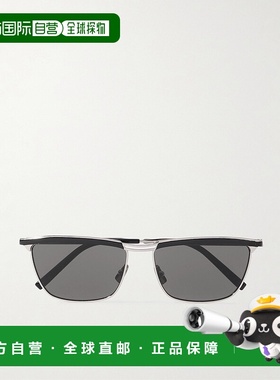 1h可退 潮奢 Saint Laurent 圣罗兰 女士 Joe D形框醋纤镀银太阳