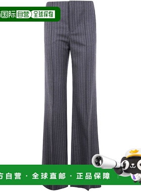 CHLOÉ 女士休闲裤 CH25WPA10062027 AW2025 灰色 条纹休闲裤