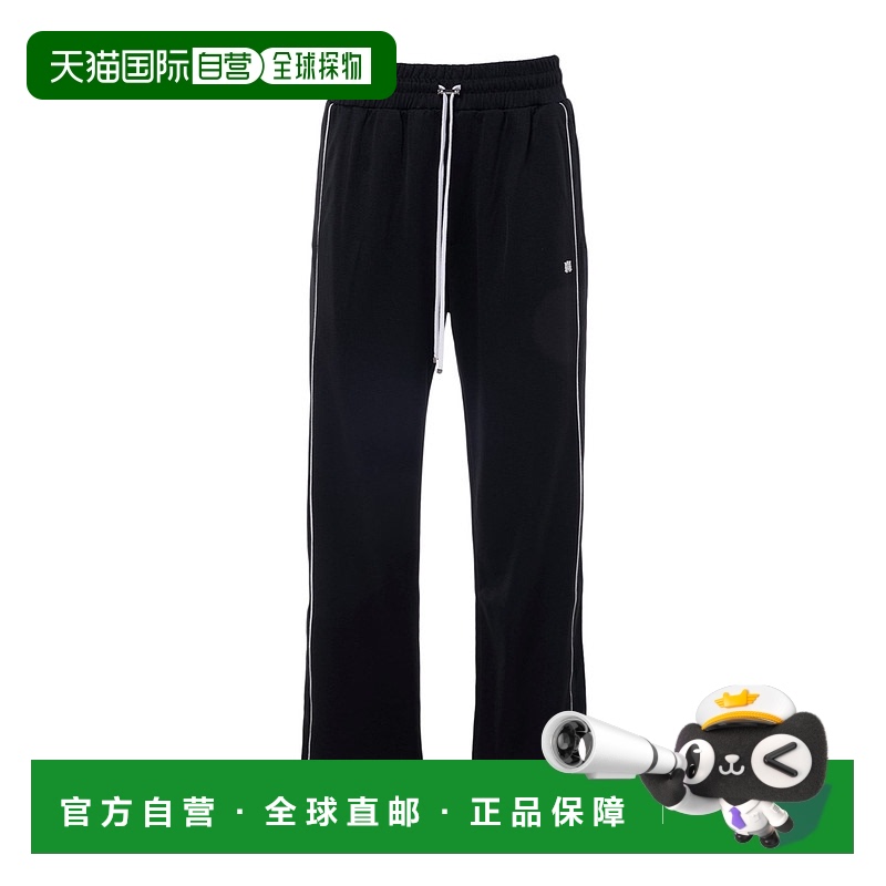 1h可退 AMIRI 男士休闲裤 AMPATP1013001 AW2024 黑色 松紧腰休闲