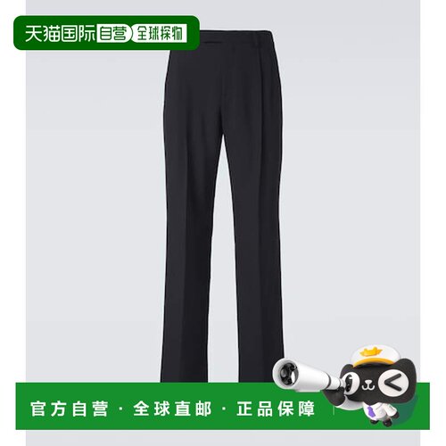 valentino 华伦天奴 男士 初剪羊毛直筒长裤 9V3RBO85BGW