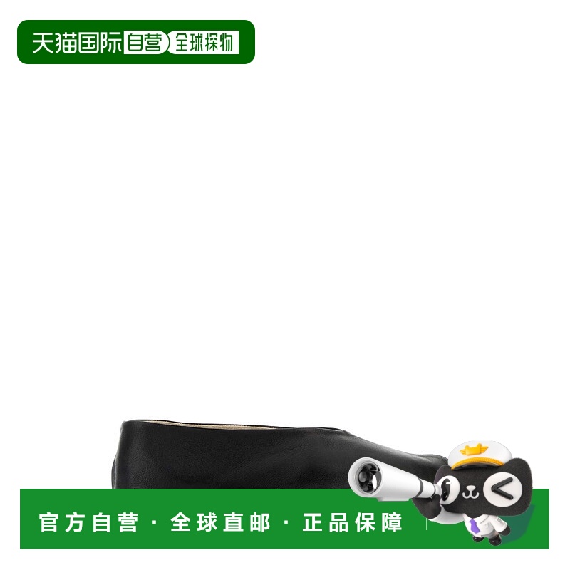 1h可退 THE ROW 女士芭蕾乐福鞋 F1638N66BLK SS2025 黑色 'Stell