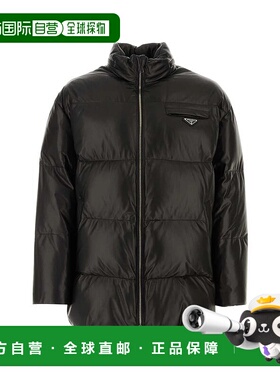 PRADA 男士外套 UPS559JHIF0002-1 AW2024 黑色 Prada Leather Ja