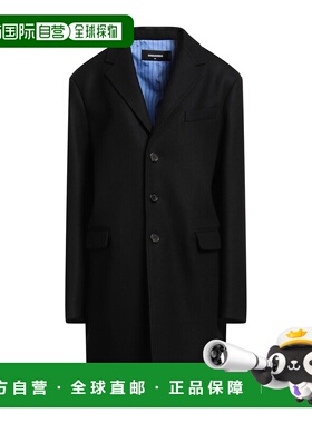 1h可退 潮奢 Dsquared2 二次方 女士 大衣 black黑色 舒适时尚