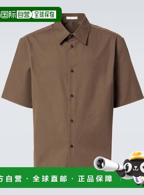 1h可退 潮奢 The Row 男士 Patrick 棉质衬衫 green绿色 舒适时尚