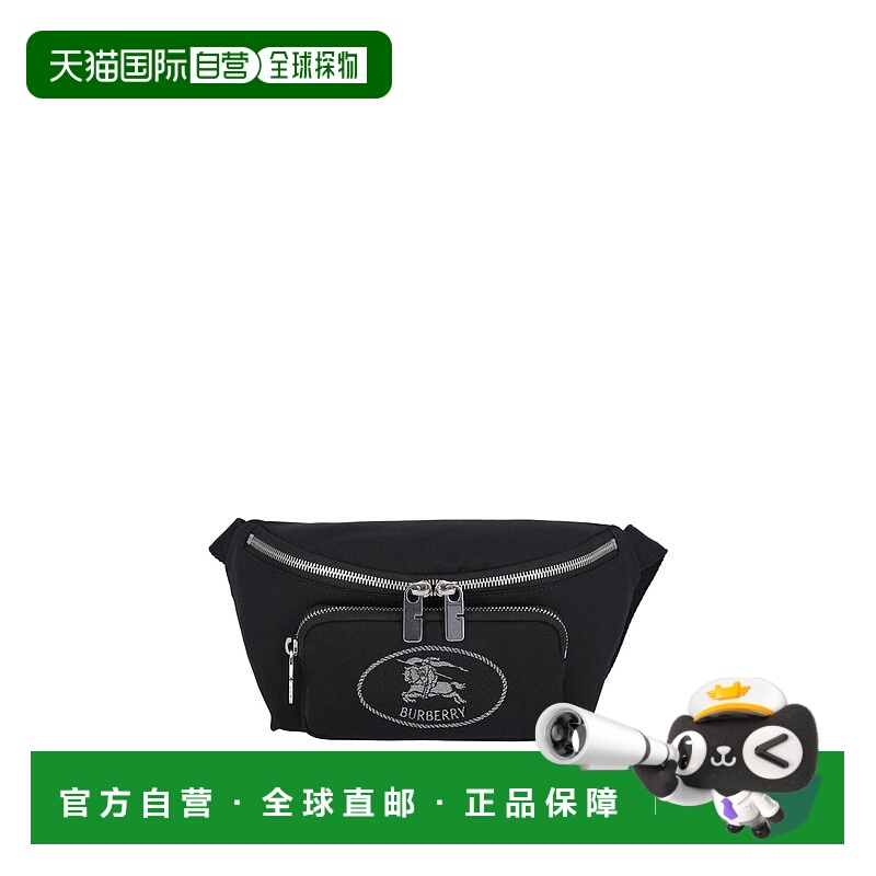 1h可退 BURBERRY 男士腰包 8111402 AW2025 黑色 Pity