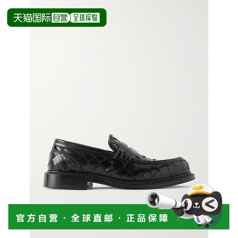 潮奢 Bottega Veneta 葆蝶家 女士 James 编织皮质乐福鞋 855210V