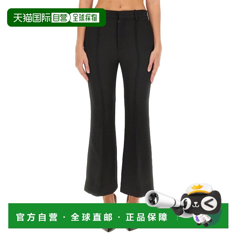 BOTTEGA VENETA 女士休闲裤西装裤直筒裤 810473V4MD01000 AW2024