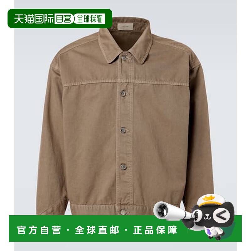 1h可退 潮奢 The Row 男士 Marcus 牛仔布夹克 brown棕色 舒适时