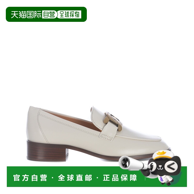 1h可退 TOD'S 女士芭蕾乐福鞋 XXW28K0FR00GOCB015WHITE AW2024