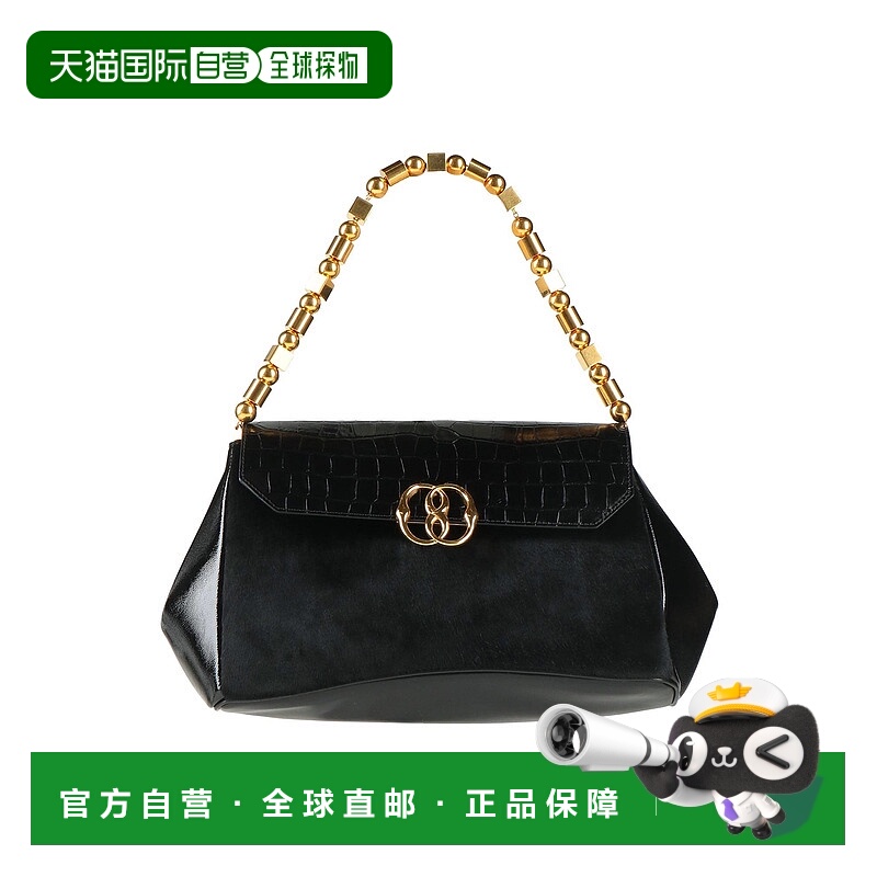 1h可退 潮奢 Bally 巴利 女士 手袋 black黑色 舒适时尚