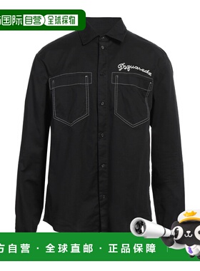 1h可退 潮奢 Dsquared2 二次方 男士 衬衫 black黑色 舒适时尚