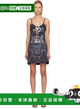 1h可退 潮奢 Diesel 迪赛 女士 灰色 D-Longy 连衣裙 A195870DEBZ