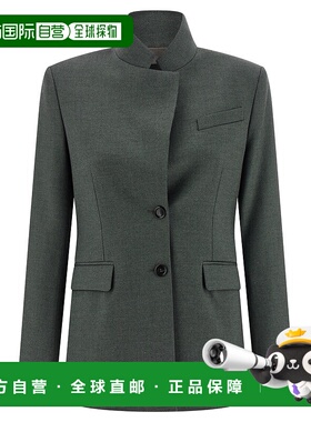 PINKO 女士西服 106098A306V93 AW2025 灰色 Fausta' Blazer外套