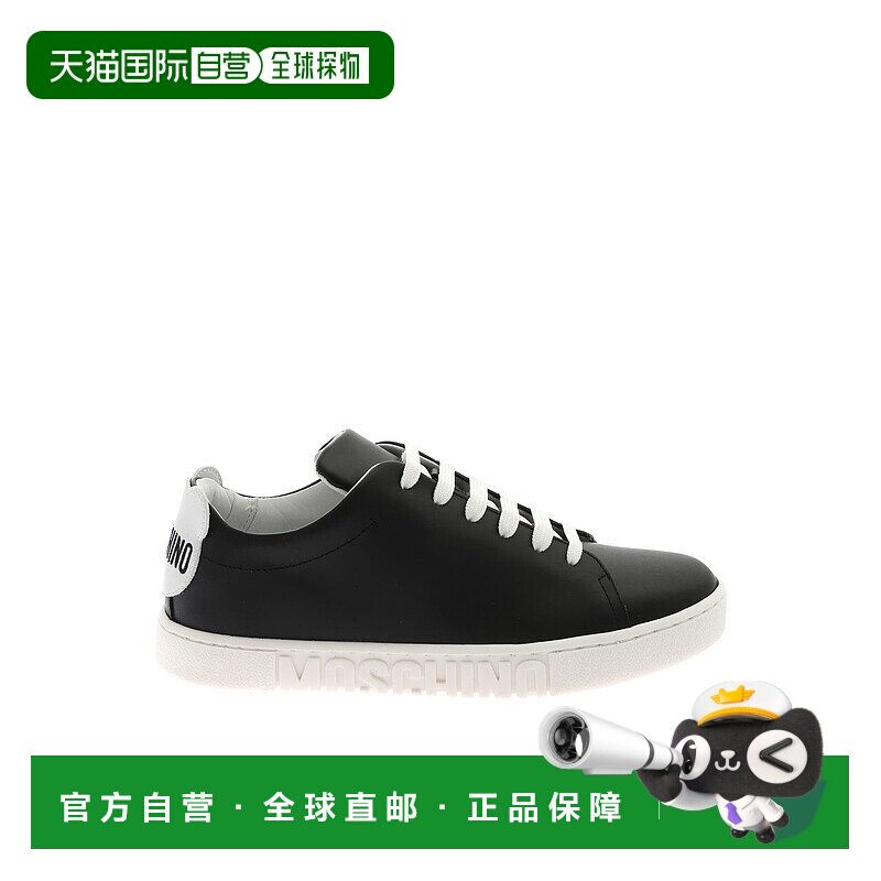 1h可退 MOSCHINO 女士运动鞋 MA15012G1AMF200A SS2020 黑色