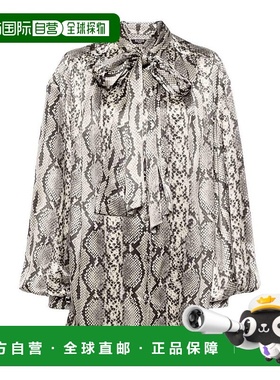 BALMAIN 女士衬衫 CF1HT020SD279AH AW2024 灰色 Shirt女装